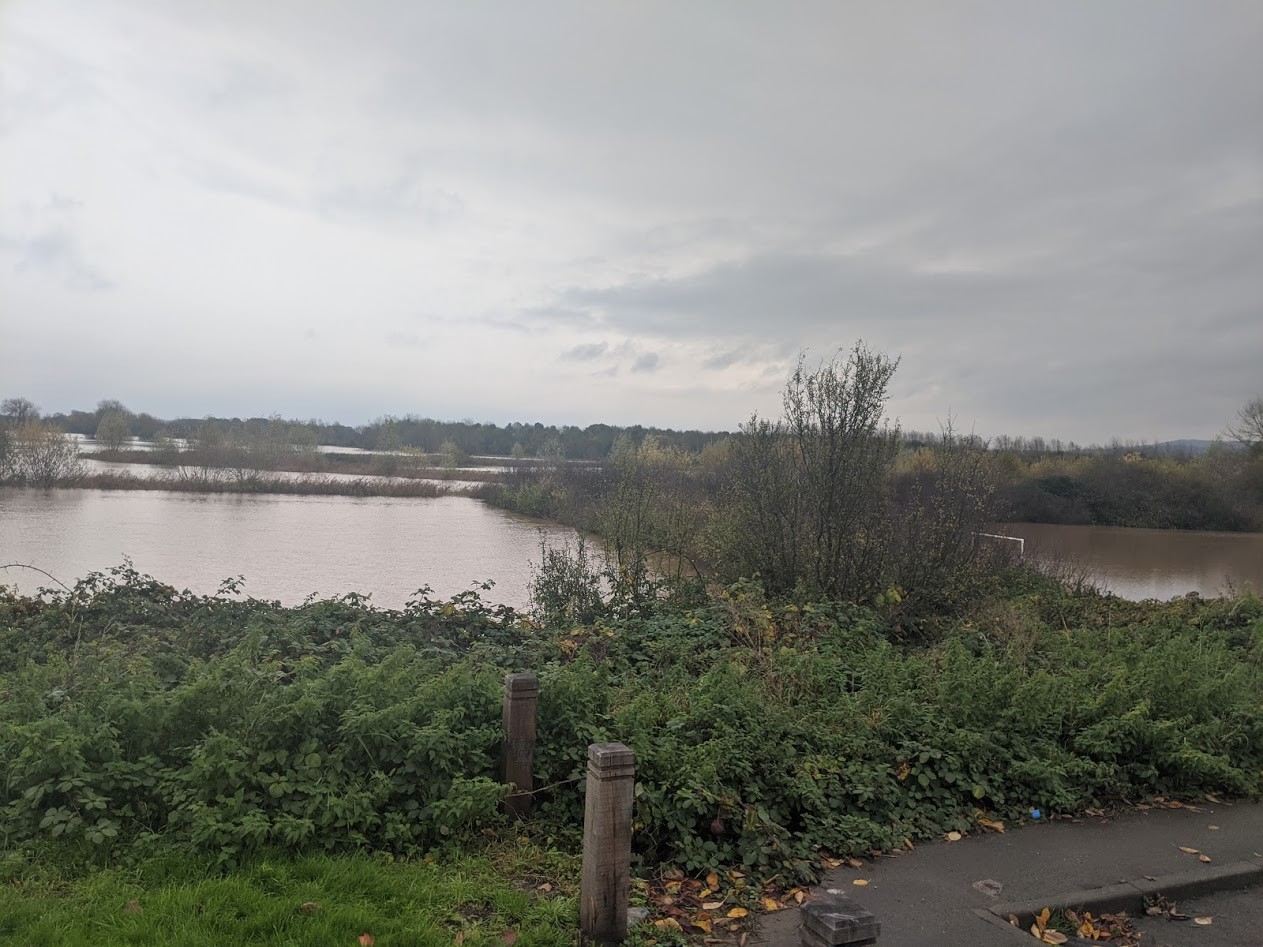 Pershore flooding November 2019